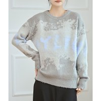Lace Ladies/レースレディース Lace Ladies 配色 ロゴ グラデーション シャギー ニット プルオーバー/507981546