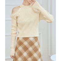 Lace Ladies/レースレディース Lace Ladies プチハイネック ファー カットアウト ニット プルオーバー/507981571