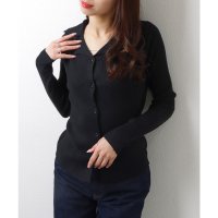 Lace Ladies/レースレディース Lace Ladies Vネック テーラードカラー リブニット セーター トップス/507981590