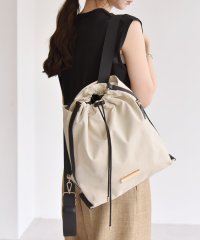 カランシエル/《追加予約》quaranciel: 3way ラインショルダー リュックサック トートバッグ（A4対応）/507981685