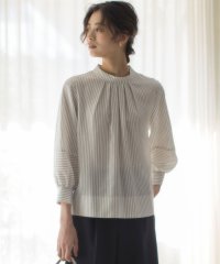 KUMIKYOKU(S SIZE)/リヨセルシャーティングハイネック ブラウス/507981855