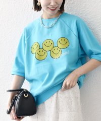 SHIPS any MEN/【SHIPS any別注】athletic wear MASON: スマイルマーク/刺繍 スウェット Tシャツ◇/507981954