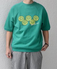 SHIPS any MEN/【SHIPS any別注】athletic wear MASON: スマイルマーク/刺繍 スウェット Tシャツ◇/507981954