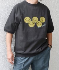SHIPS any MEN/【SHIPS any別注】athletic wear MASON: スマイルマーク/刺繍 スウェット Tシャツ◇/507981954