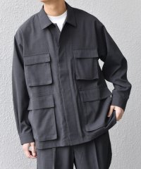 SHIPS any MEN/SHIPS any:〈通気性/遮熱〉CALCULO サマートロピカル BDU シャツ◇/507981957