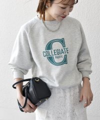 SHIPS any WOMEN/【SHIPS any別注】Collegiate Pacific: ロゴ プリント ＆ 刺繍 スウェット 25SS/507982177