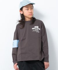 RAT EFFECT/ラット エフェクト RAT EFFECT CONVERSE 別注袖ラインプリントロングTシャツ/507982532