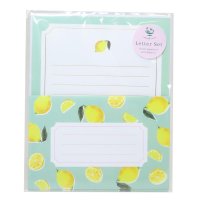 cinemacollection/シネマコレクション cinemacollection colorfruits 手紙セット レターセット lemon Green Flash 便箋＆封筒 かわいい/507982556
