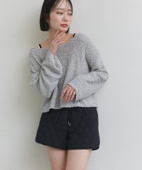 ad thie/アドティエ ad thie 【2025SS新作】ドロップショルダーニットプルオーバー/507982600
