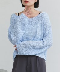 ad thie/アドティエ ad thie 【2025SS新作】ドロップショルダーニットプルオーバー/507982600