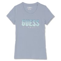 GUESS/ゲス GUESS CN Ss Glitter Degrade Logo Tee/507982726
