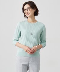 J.PRESS LADIES/【洗える】Cotton Acetate ストライプ ニット プルオーバー/507983148