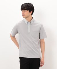 COMME CA ISM MENS/【吸水速乾】市松ジャカード×カノコポロシャツ/507929129
