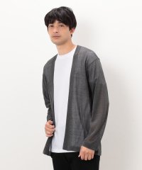 COMME CA ISM MENS/【セットアイテム】リネンタッチ ボタンレスカーディガン ／Ｔシャツ/507929131