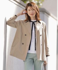 J.PRESS LADIES/【洗える・撥水】ポリアーティローザ ダブル トレンチコート/507968262
