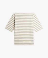 agnes b. FEMME/ボーダー コットン 五分袖 Tシャツ "Marin"/507969138