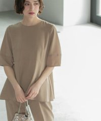 OPAQUE.CLIP/《6色展開》ストレッチペプラムブラウス/セットアップ対応【洗濯機洗い可/防シワ】/507970632