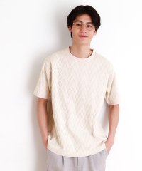 THE SHOP TK/ジオメトリックリンクス半袖Ｔシャツ/507980821