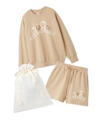 gelato pique/【ラッピング済み】トイプードル裏毛プルオーバー＆ショートパンツSET/507983425