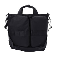 BRIEFING/ブリーフィング BRIEFING トートバッグ ソリッド ウェーブ SW FLYERS HELMET BAG BRA243P04 010 BLACK/507983442