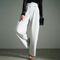 Sawa a la mode/サワアラモード Sawa a la mode ハンサムレディなハイウエストワイドパンツ/507983575