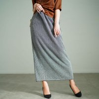 Sawa a la mode/サワアラモード Sawa a la mode リッチな煌めき纏うラメニットスカート/507983579