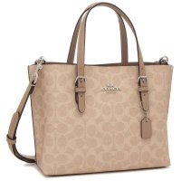 COACH/コーチ COACH アウトレット トートバッグ モリー トート バッグ 25 シグネチャー キャンバス ベージュ ベージュ レディース COACH CV965 /507983671