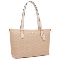 COACH/コーチ COACH アウトレット トートバッグ ギャラリー トート バッグ シグネチャー キャンバス ベージュ ホワイト レディース COACH CW381 I/507983678