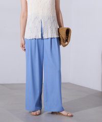 N Natural Beauty Basic/デニムライクワイドタックパンツ/507984003