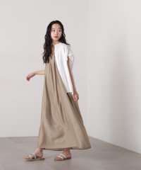 N Natural Beauty Basic/ギャザーキャミワンピース/507984007