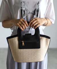 GUSCIO/グッシオ GUSCIO PUレザー切替カゴバッグ/507984178