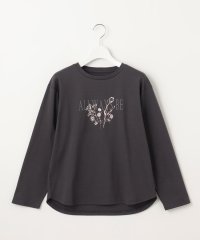 Feroux/【洗える】メッセージプリント・ロングスリーブTシャツ/507986240