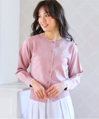 Feroux/【洗える】ロゴ刺繍ニット カーディガン/507986242