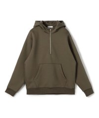 TOMORROWLAND MENS/スビンコットン ダンボール ハーフジップ パーカ/507986991