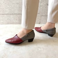 BLANC / BLEU/ブランブルー blanc/bleu 【日本製】【本革】【軽量】【3E幅】ふかふかインソール 2wayストラップ パンプス/507113333