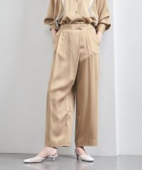 UNITED ARROWS/サテンラップ ワイドパンツ/507915816