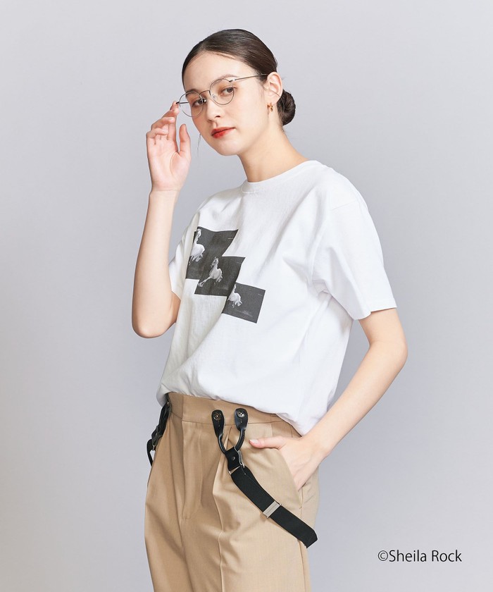 別注】＜Sheila Rock＞フォトプリント Tシャツ(507946831) | ビューティーアンドユース  ユナイテッドアローズ(BEAUTY&YOUTH UNITED ARROWS) - d fashion