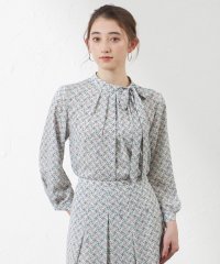 AMACA/【Anniversary　Piece】【LIBERTY】Ribbon Medallion エアリージョーゼットブラウス/507955159