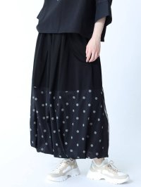 LASUD/ラシュッド LASUD ドットチュールバルーンスカート（BLACK）/507987597