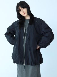 LASUD/ラシュッド LASUD リンクルナイロンミドル丈ブルゾン/507987602
