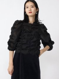 resil/レジル resil シャーリングシアーブラウス/507987606