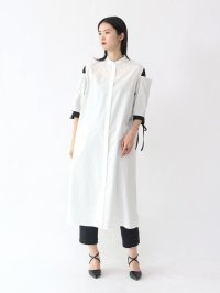 resil/レジル resil リボンデザインロングシャツワンピース/507987608