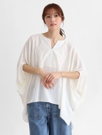 CLOVE/クローブ CLOVE キーネックデザインワイドプルオーバー/507987611