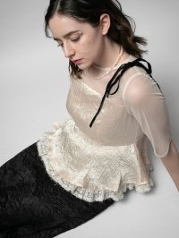 petirobe/プチローブ petirobe ワッシャーサテンペプラムドレス/507987629