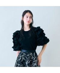 Audie a Muses/【大人百花掲載】タックフリル袖ニットプルオーバー/507987997