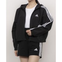 adidas/アディダス adidas レディース ウインドフルジップ エッセンシャルズ リピートロゴ ルーズフィット ウインドブレーカー HC9160/507988138