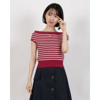 TOMMY HILFIGER/トミー ヒルフィガー TOMMY HILFIGER オフショルダーストライプセーター/507988239