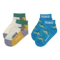 kladskap/クレードスコープ kladskap 恐竜柄ショートソックス2足セット/507988327
