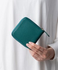 MURA/ムラ MURA MURA イタリアン/フルグレイン シュリンク レザー スキミング防止 ラウンドファスナー 二つ折り財布/507988423