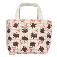 cinemacollection/シネマコレクション cinemacollection ムーミン ランチバッグ マチ付バッグ リトルミイ いっぱい チェック 北欧 スモールプラネット マチ付き /507988529